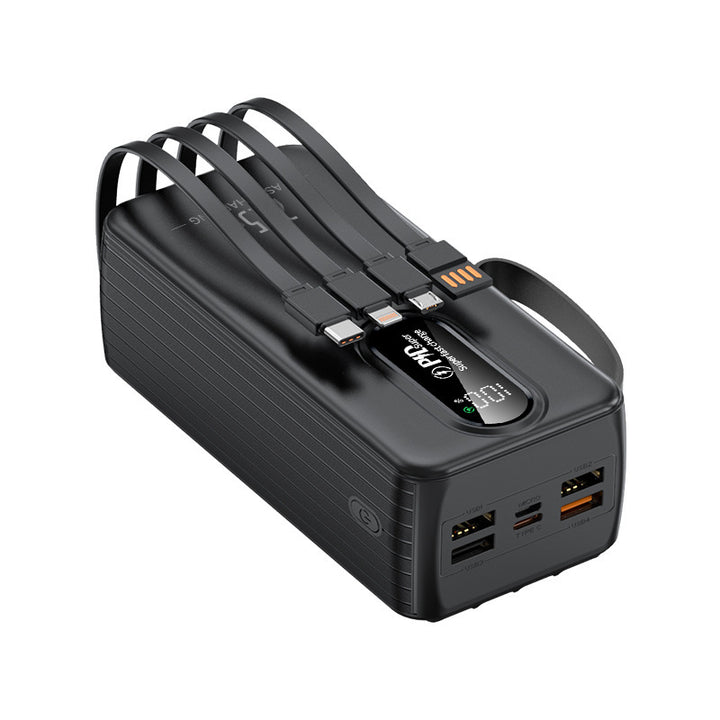 Power bank with digital charging display and multi-charging ports Bowlift