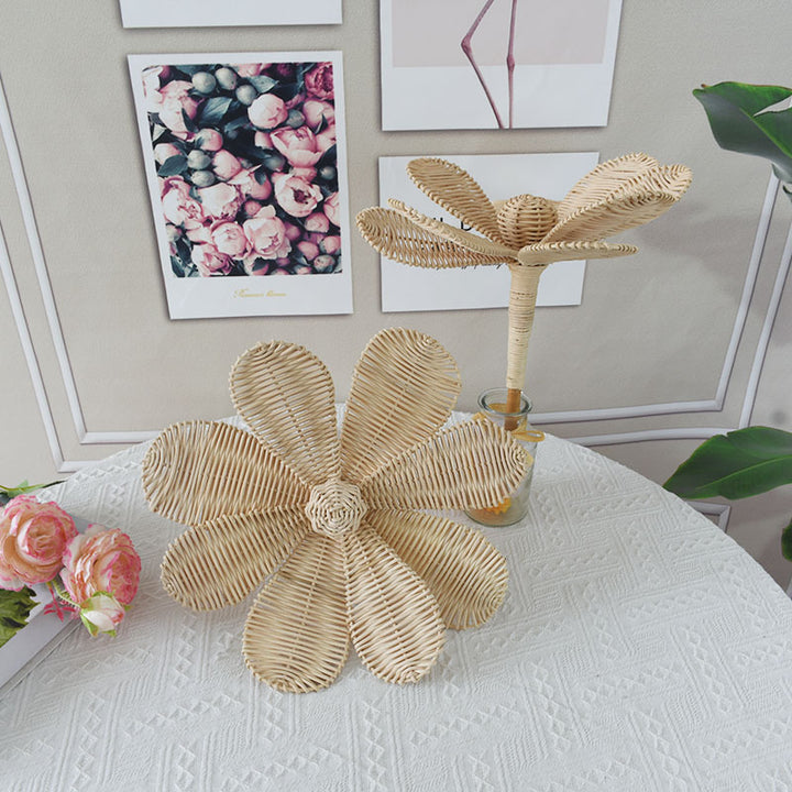 Decorative Handwoven Floral Centerpiece Bowlift