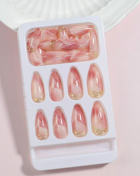 DIY Elegant Press-On Nail Set Bowlift