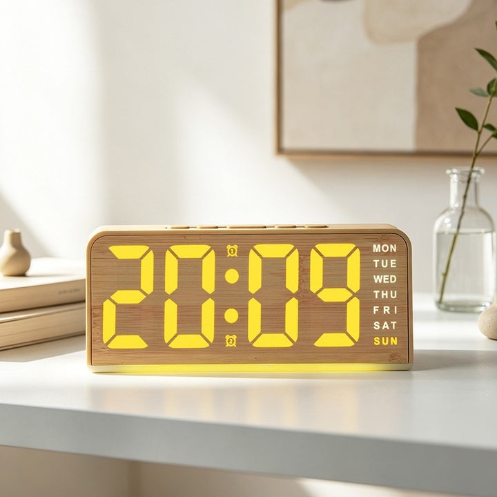 Digital Alarm Clock Bowlift