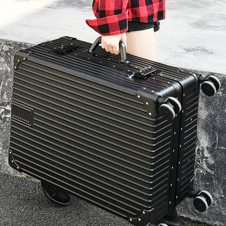 Durable Multi-Compartment Spinner Suitcase Bowlift