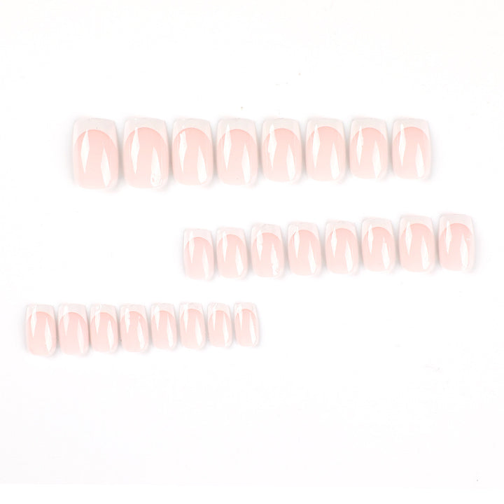 Elegant Nail Extensions with French Design Bowlift