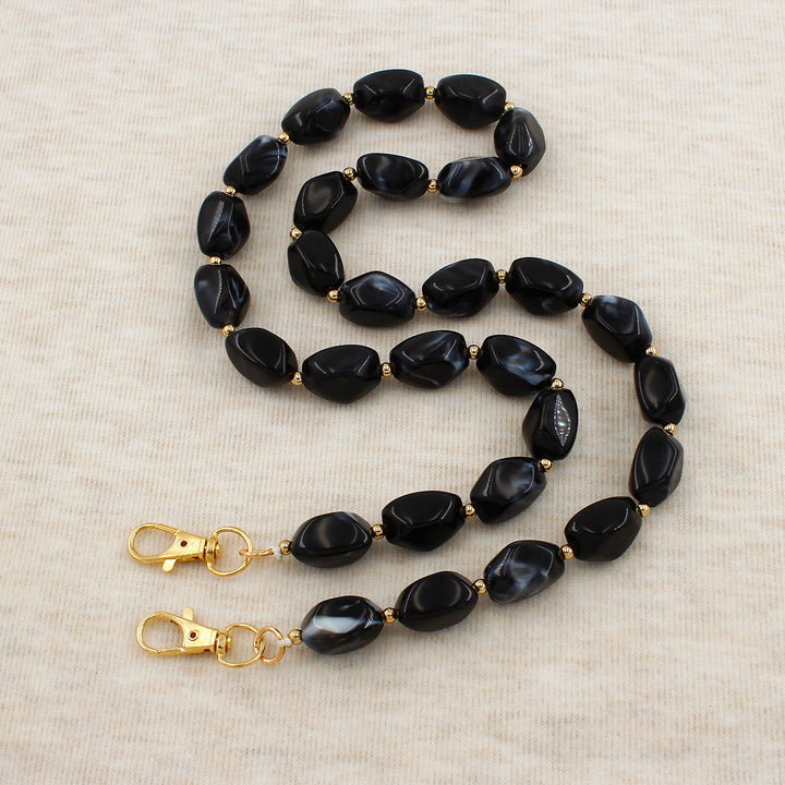 Elegant Beaded Eyewear Chain Bowlift
