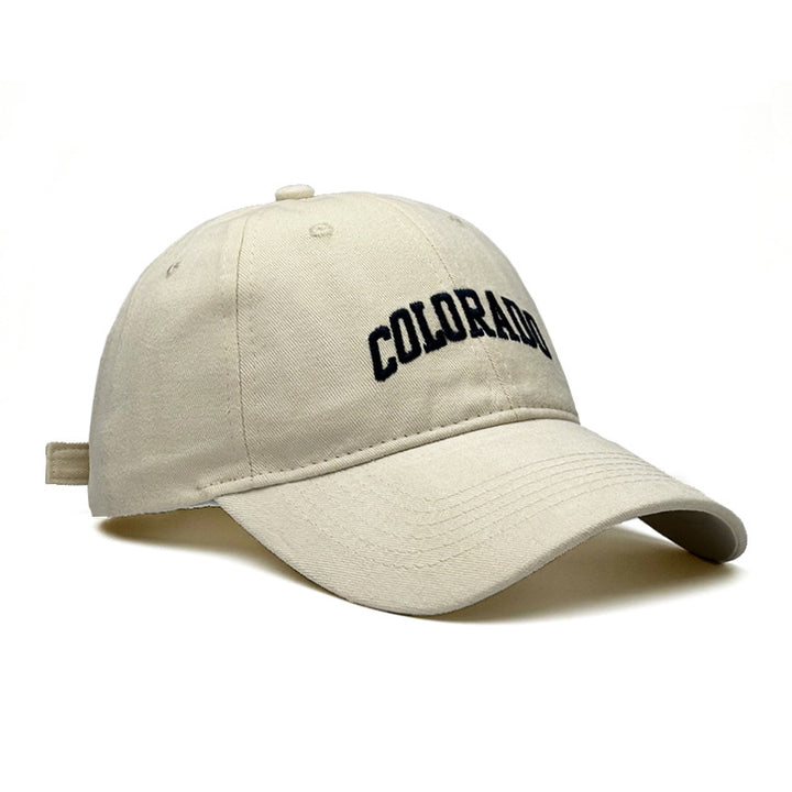 Women's fashionable cotton cap with embroidered lettering Bowlift