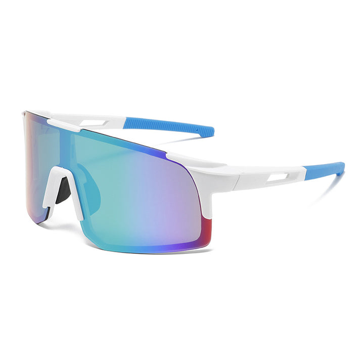 Unisex nan sporty wraparound sunglasses with polarized lenses, high UV protection and non-slip nose pad Bowlift
