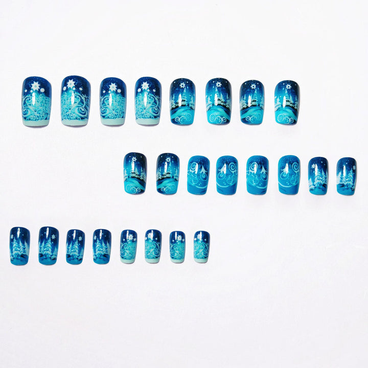 Winter Wonderland Nail Art Bowlift