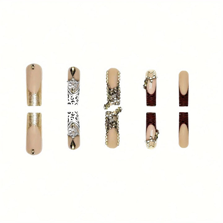 Glamorous 3D Sculpted Nail Enhancements Bowlift