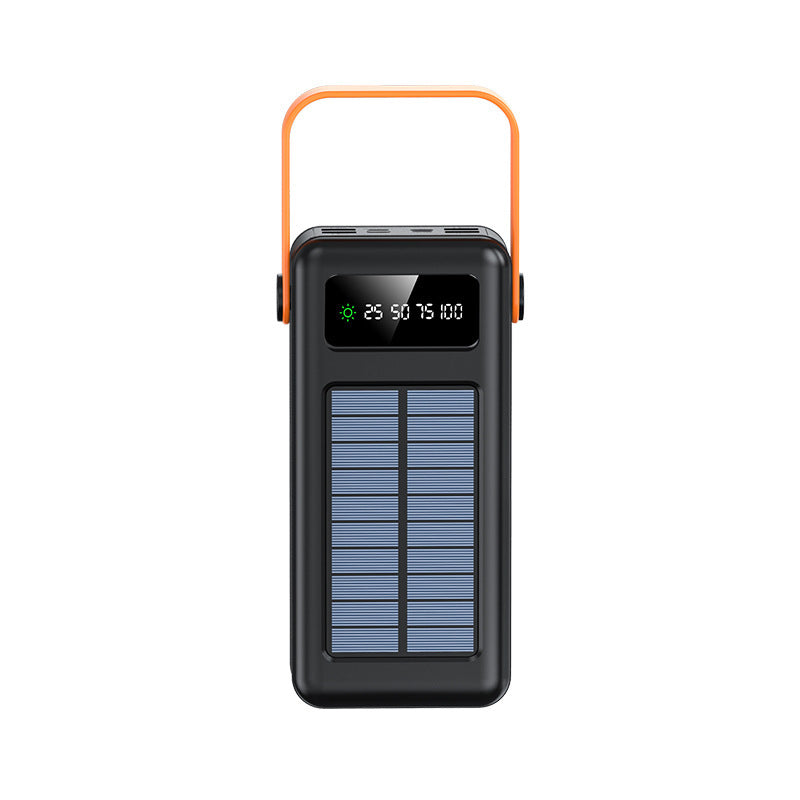 Multifunctional Solar Powerbank with Integrated Charging Cables Bowlift