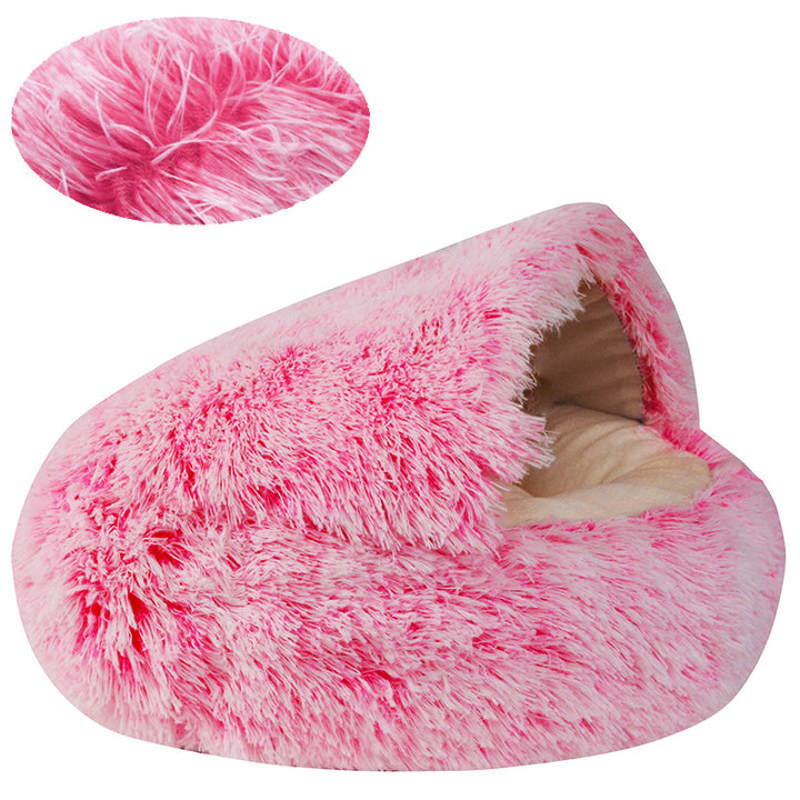 Cozy Soft  Hideaway  Dog Bed
