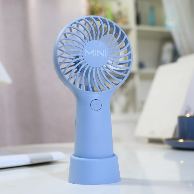 Ladies Portable Mini Handheld Fan with Ergonomic Grip Bowlift