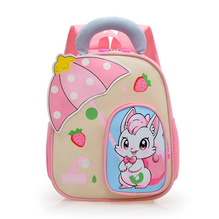 Kids' Playful Cartoon Character Backpack Bowlift