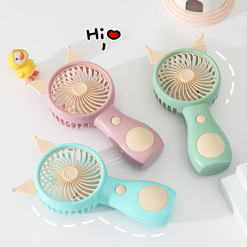 Unisex Portable Hand Fan with Creative Animal Design Bowlift