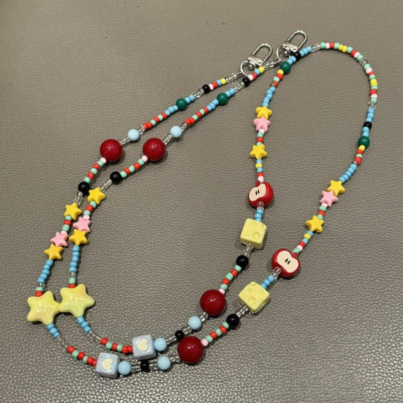 Colorful Beaded Eyewear Chain Bowlift