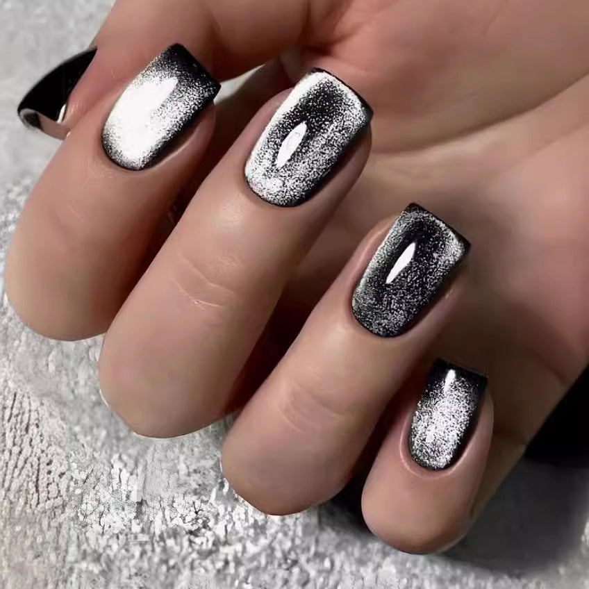 Elegant Glossy Press-On Nail Set Bowlift