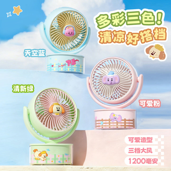 Ladies humorous USB table fan Bowlift
