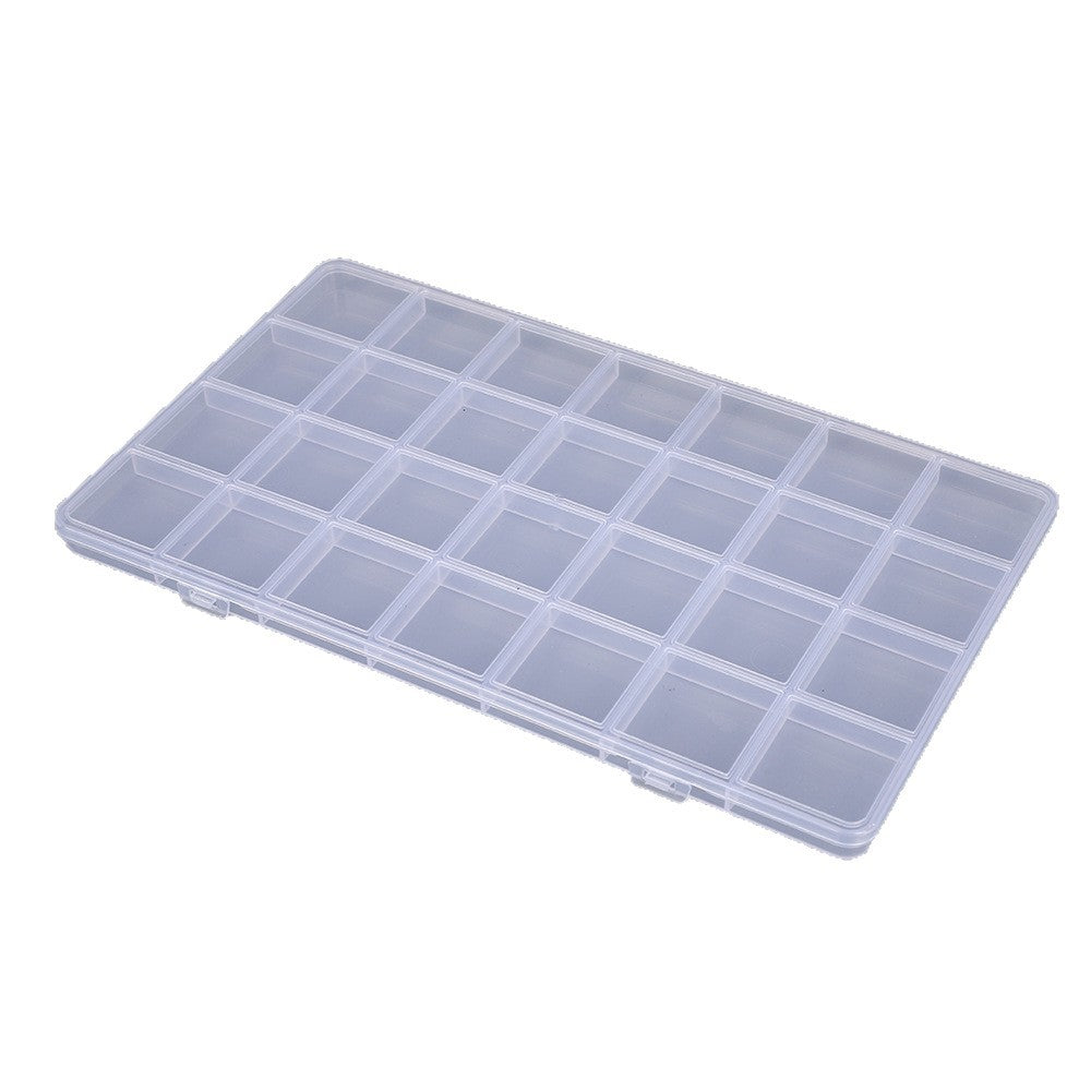 Clear Multi-Section Craft Supply Storage Case Bowlift