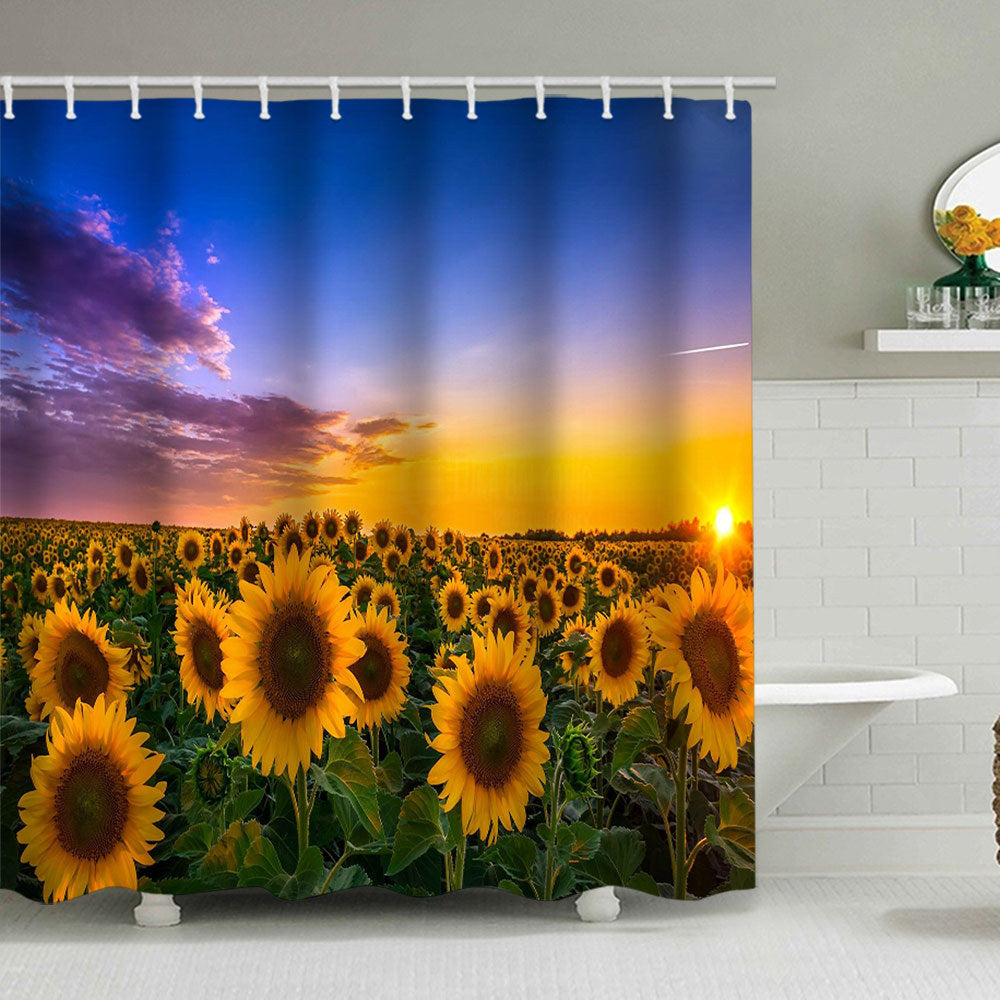 Decorative Shower Curtain Bowlift