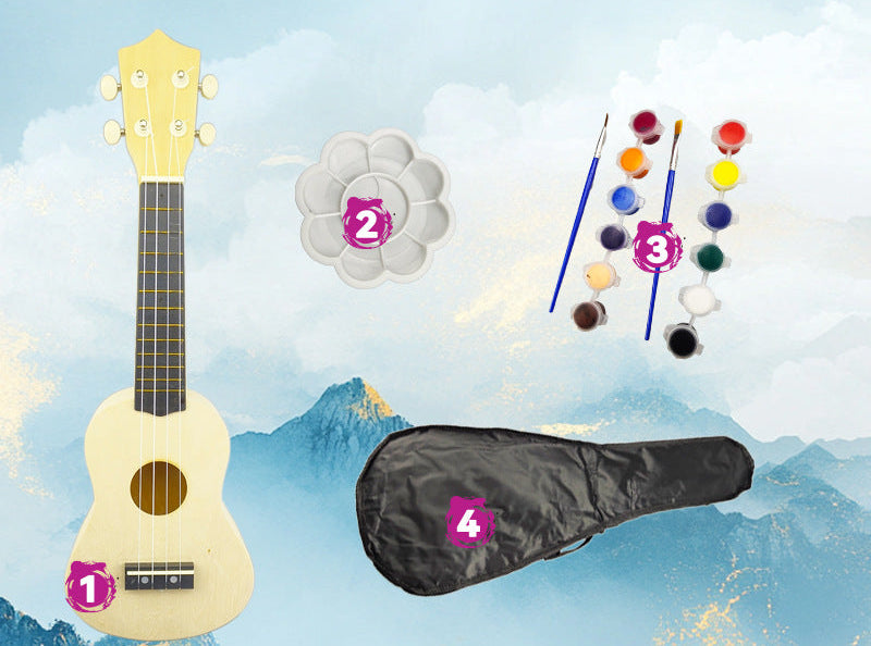 DIY Wooden Ukulele Craft Kit Bowlift