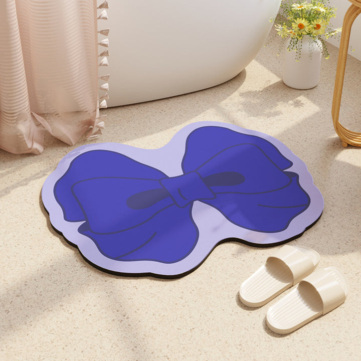 Decorative Bow-Shaped Bathroom Mat Bowlift