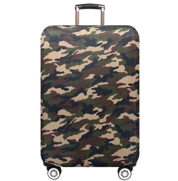 Unisex stretchable suitcase cover with cute alpaca design, elastic protective cover for hard-shell and fabric suitcases Bowlift