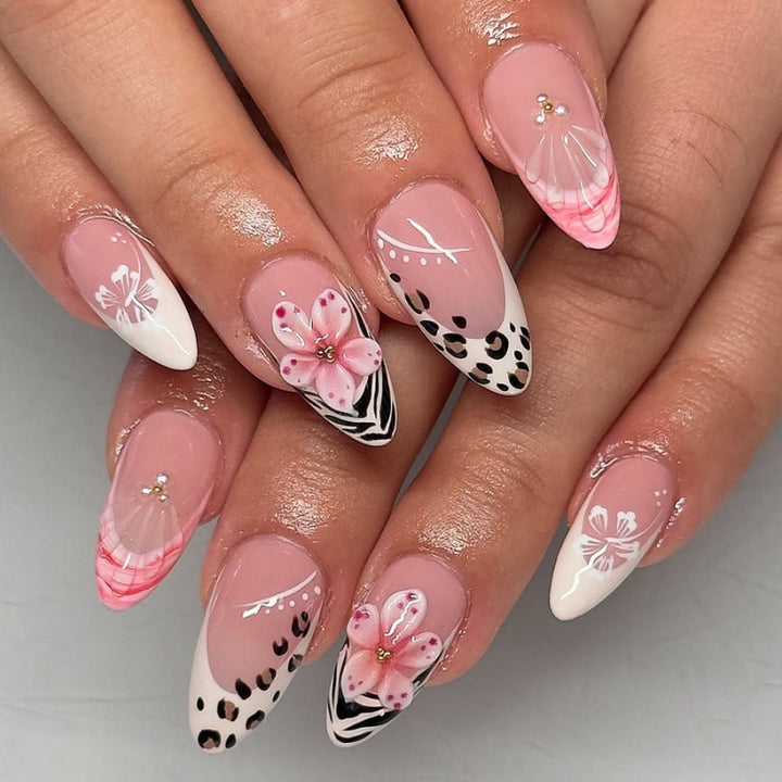 Exclusive 3D Nail Art with Floral Designs Bowlift