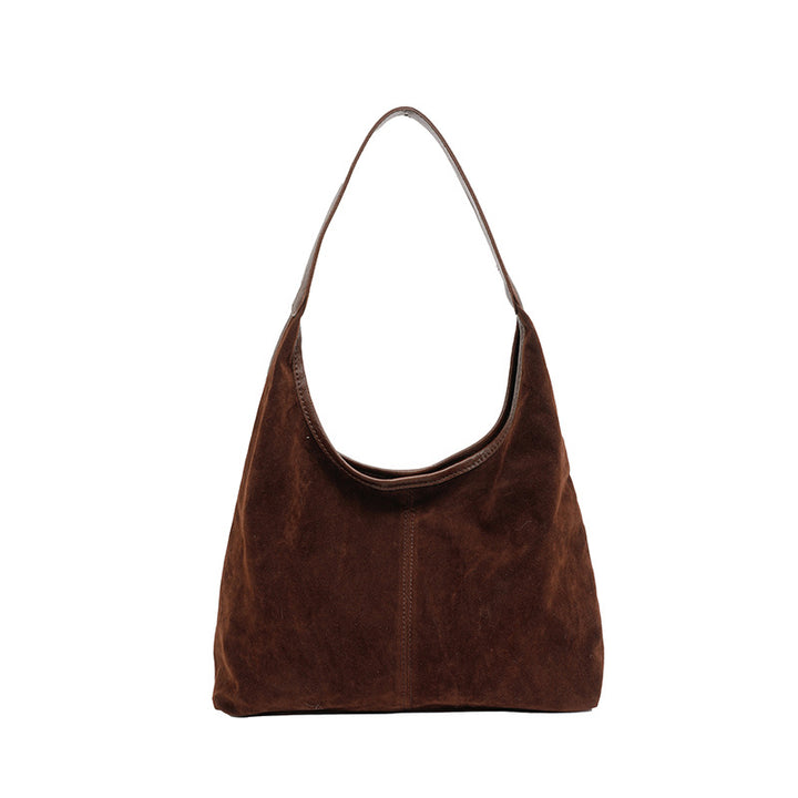 Suede Casual Hobo Bag Bowlift