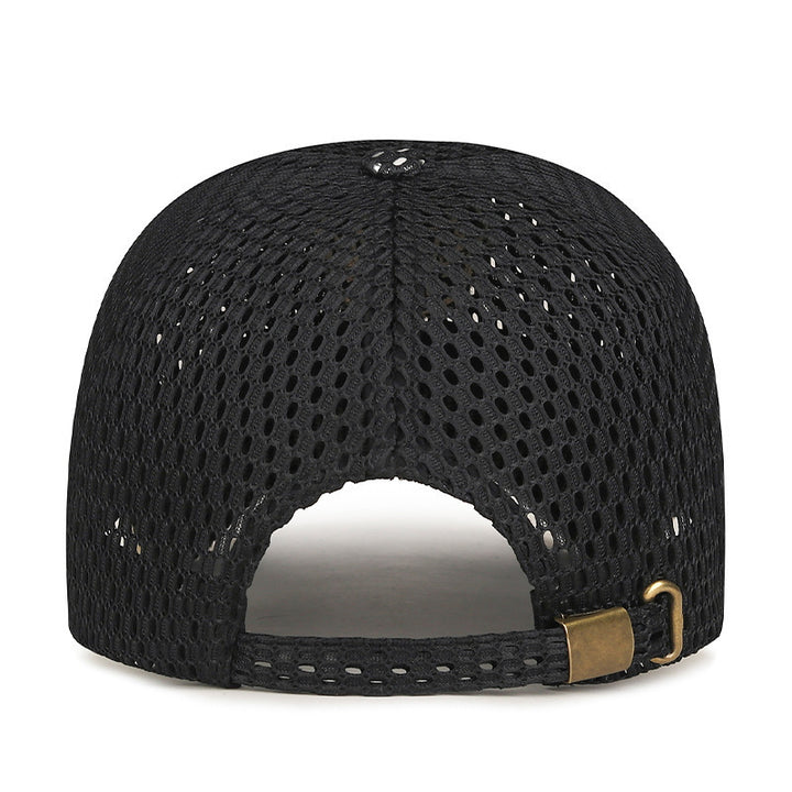 Women's Sporty Mesh Baseball Cap with UV Protection Bowlift