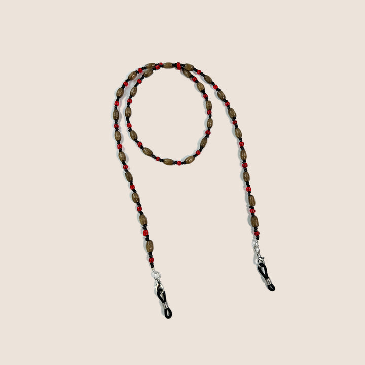 Beaded Eyewear Retainer Chain Bowlift