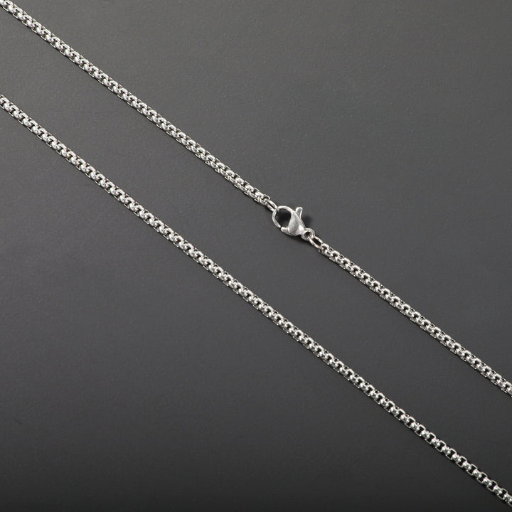 Sleek Stainless Steel Chain Necklace Bowlift