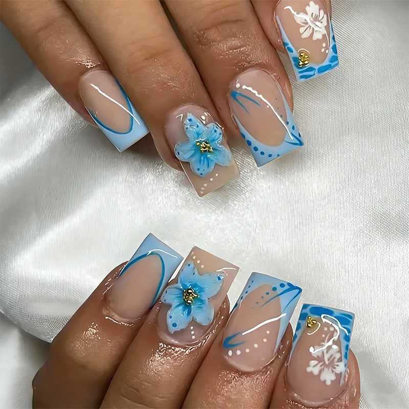 Exquisite Art Nails with Creative Flower Designs Bowlift