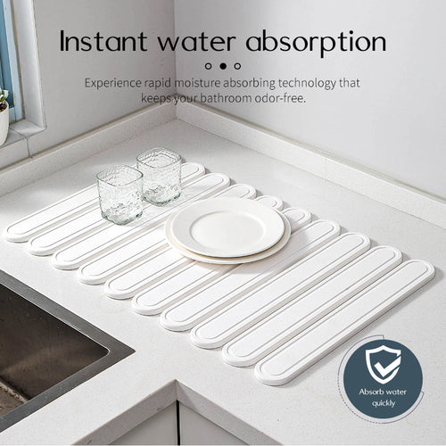 High-Absorbency Kitchen Drying Mat Bowlift