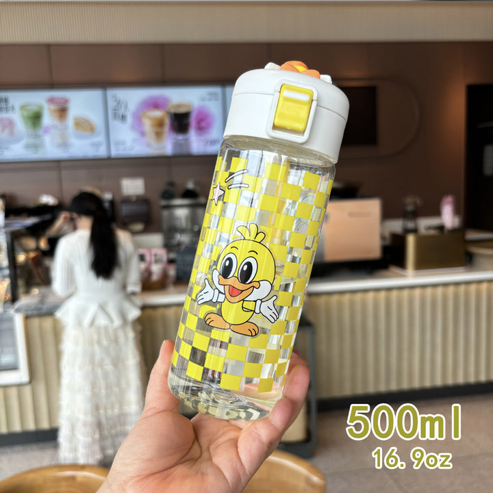 Women's funny drinking bottle with sealed lid Bowlift