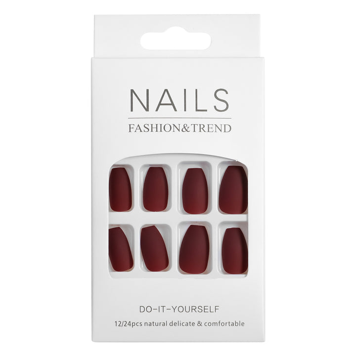 Artistic Matte Press-On Nail Tips Bowlift