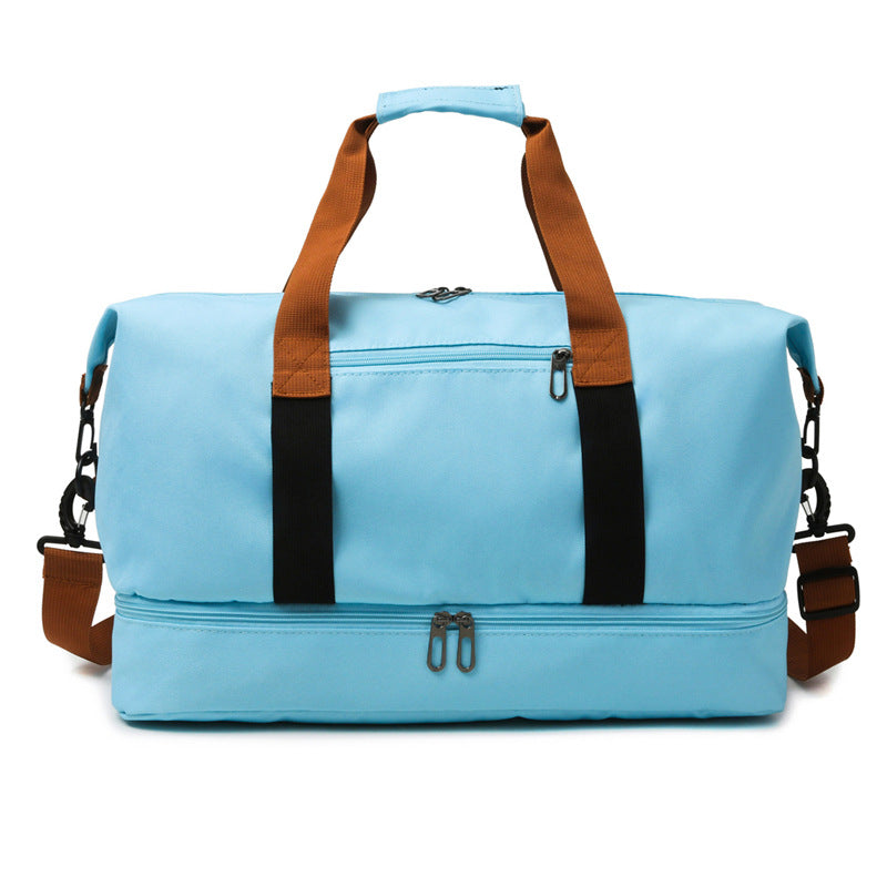 Sporty travel bag with sturdy carrying handles and adjustable shoulder strap Bowlift