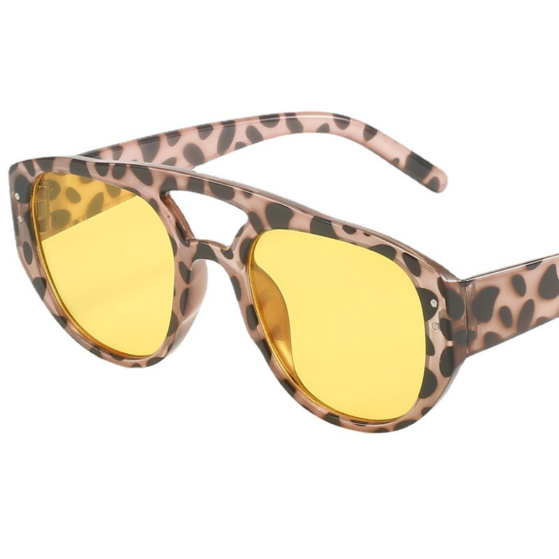 Women's Stylish Sunglasses in Trendy Leopard Print Bowlift