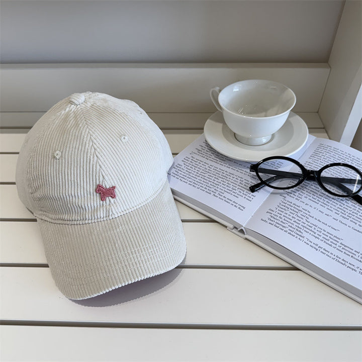 Women's Corduroy Baseball Cap Bowlift