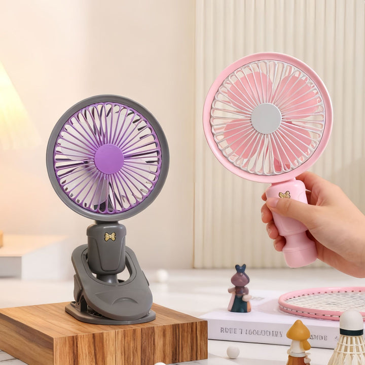 Women's Portable USB Table Fan with Flexible Clamping System Bowlift
