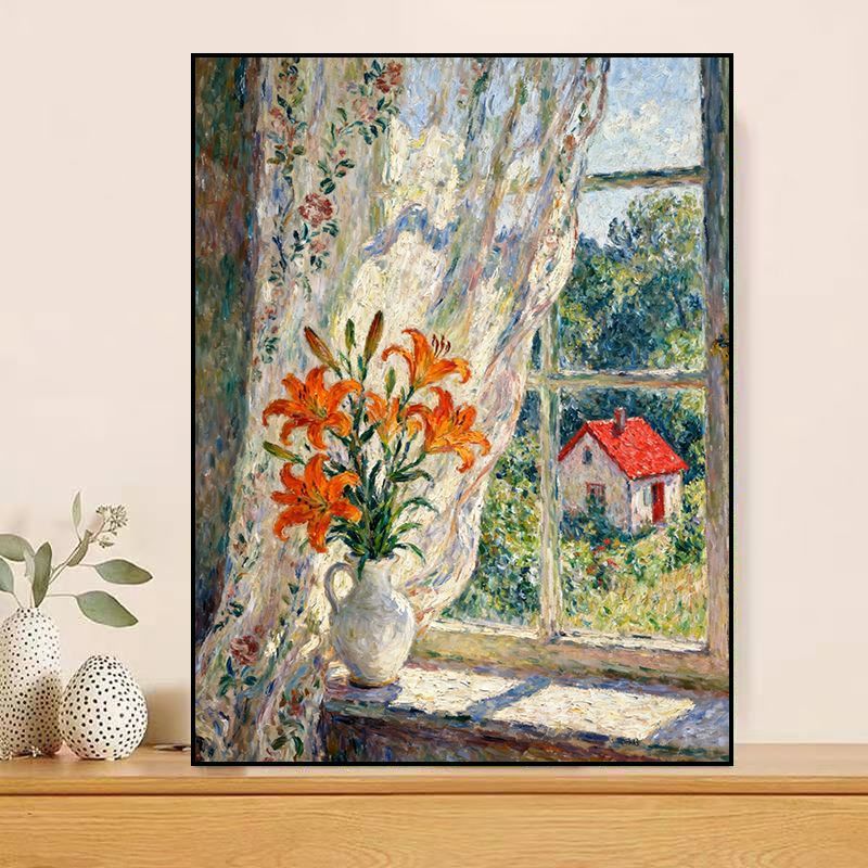 Vintage Floral Canvas Art Print Bowlift