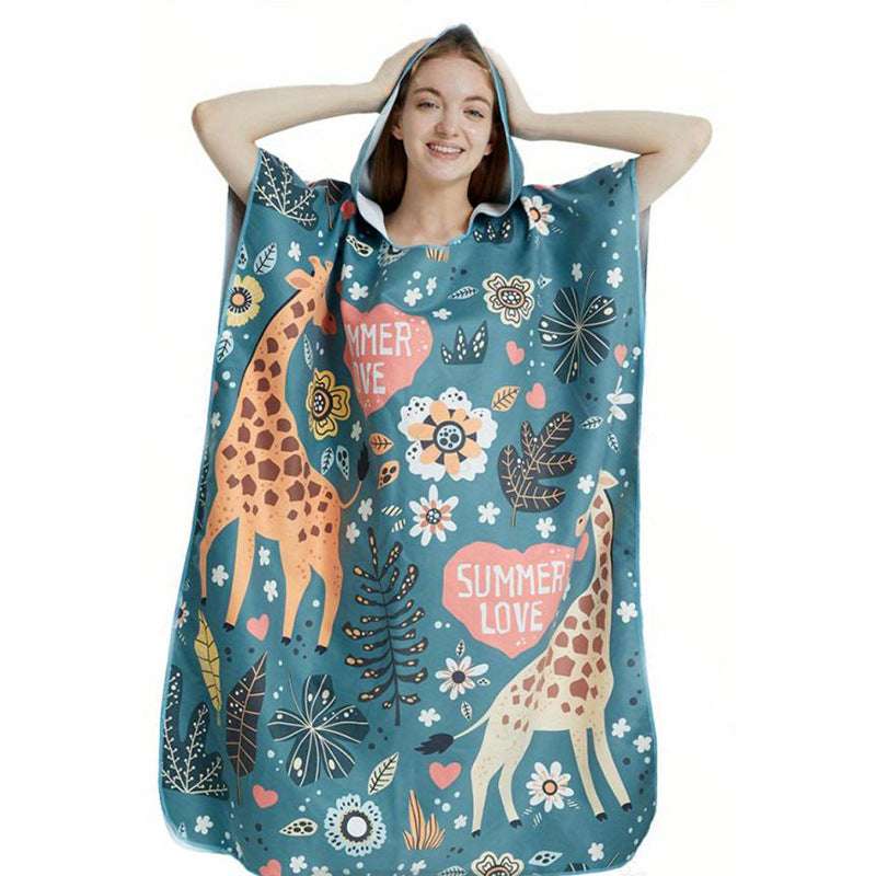 Musical Bath Poncho Bowlift