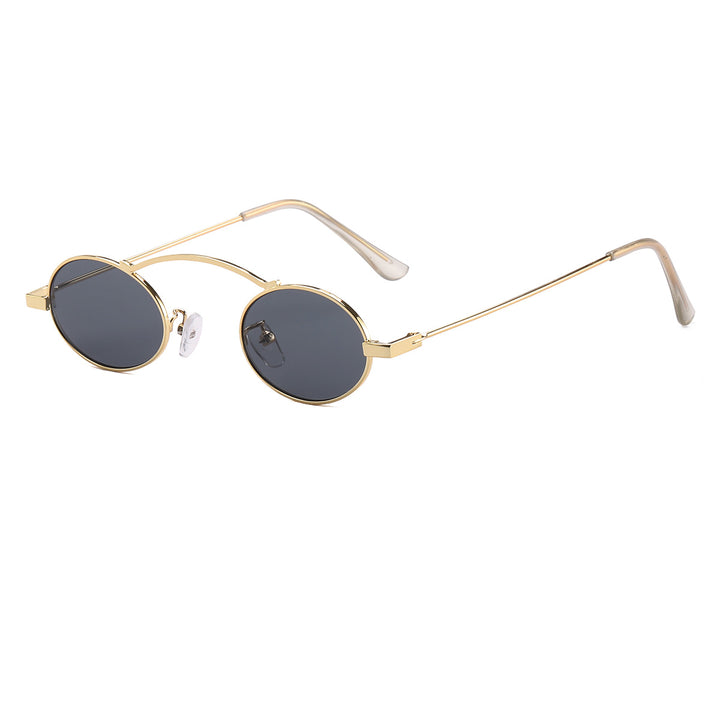 Women’s fashionable sunglasses with a unique circular frame and distinctive lenses Bowlift