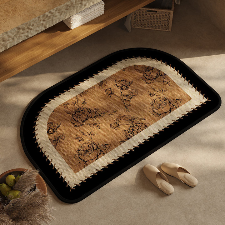 Chic Geometric Design Bath Mat Bowlift