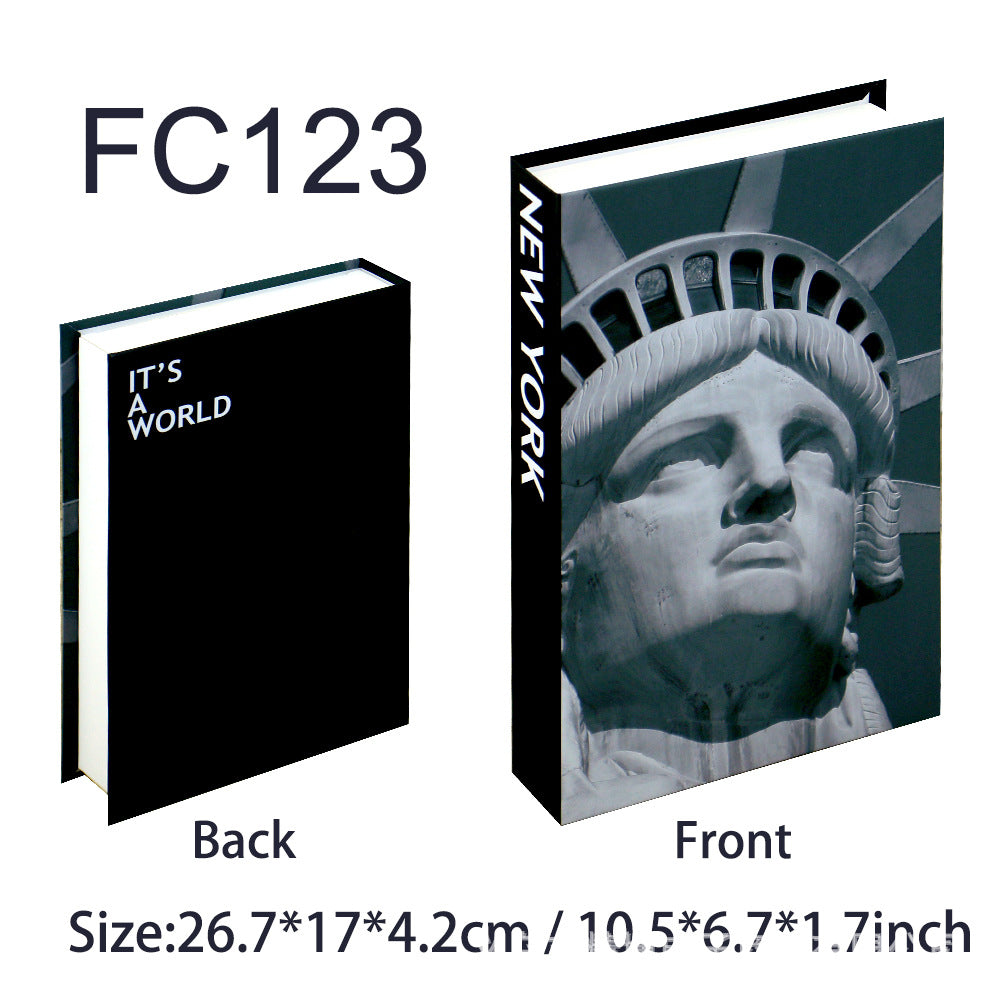 Decorative Hardcover Hidden Storage Book Safe Bowlift
