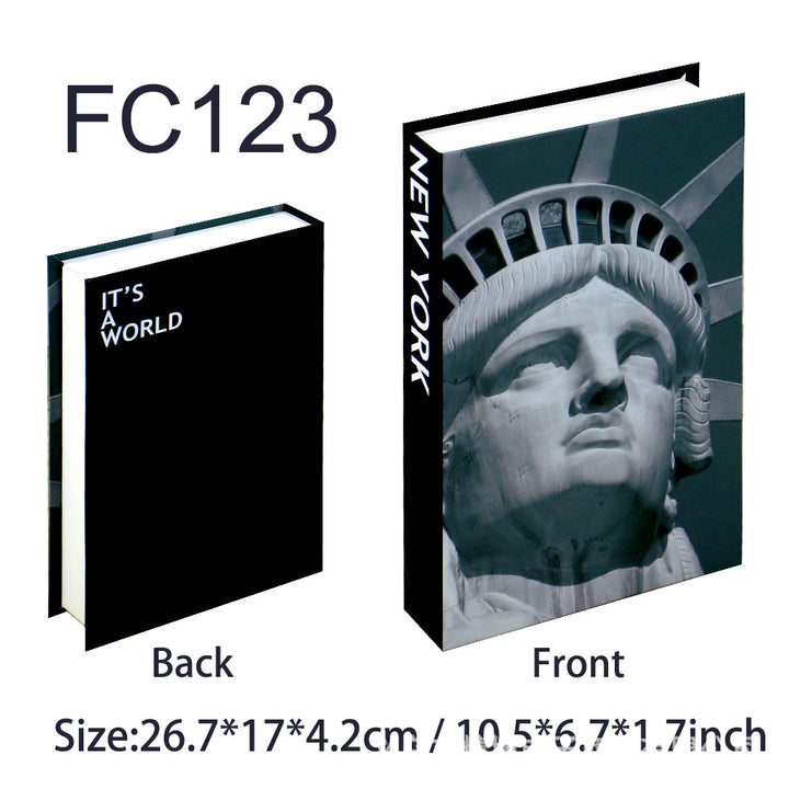 Decorative Hardcover Hidden Storage Book Safe Bowlift