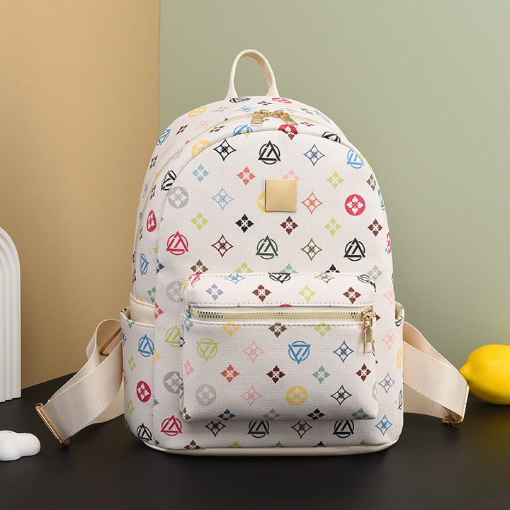 Stylish Patterned School Backpack