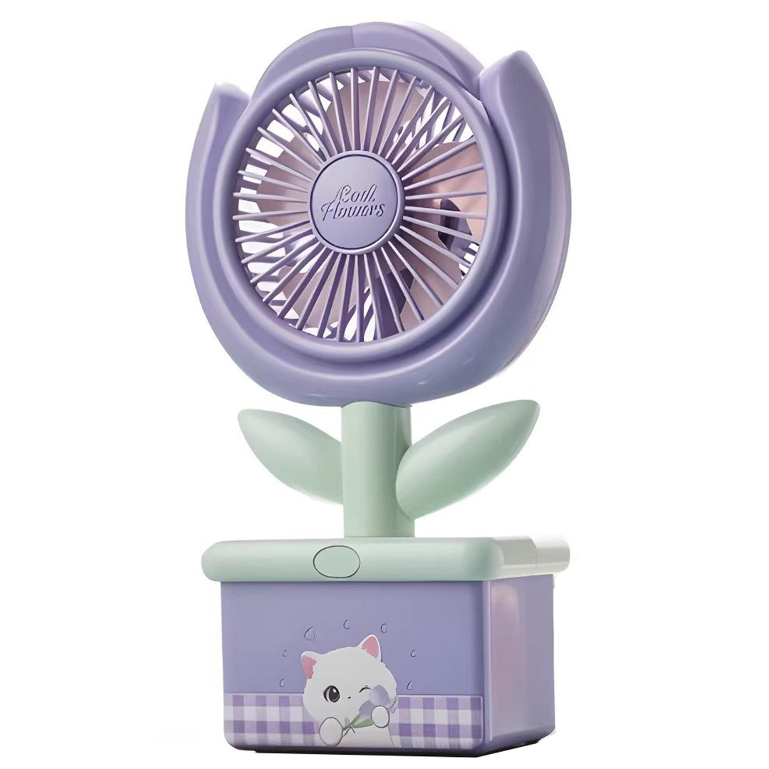 Ladies decorative mini table fan Bowlift