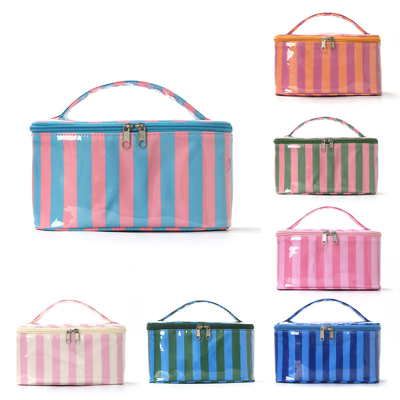 Cosmetic Organizer with Practical Carry Handle Bowlift
