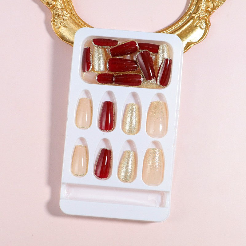 Elegant Press-On Nail Art Showcase Bowlift