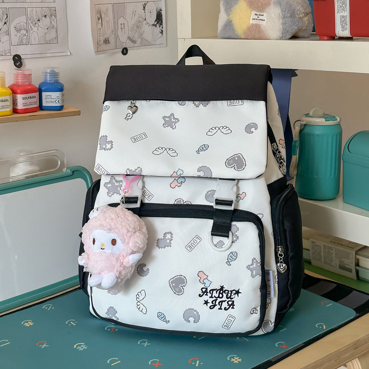 Cute Character-Themed Backpack Bowlift