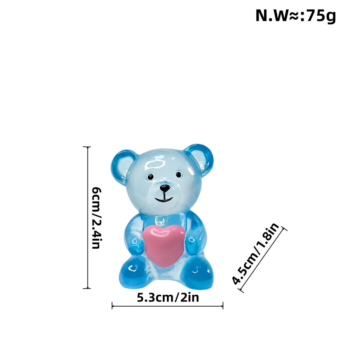 Decorative bear figure with heart Bowlift