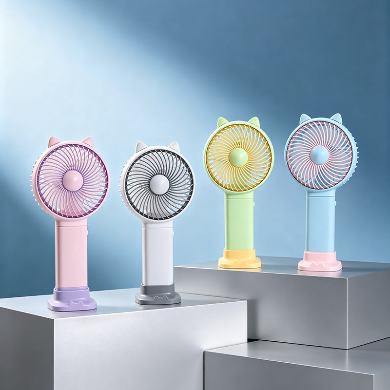 Portable hand fan with cute bear design Bowlift